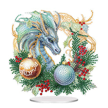 Load image into Gallery viewer, Christmas Table Top Diamond Painting Ornament Kits for Home Office Desktop Decor
