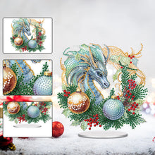 Load image into Gallery viewer, Christmas Table Top Diamond Painting Ornament Kits for Home Office Desktop Decor

