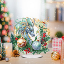 Load image into Gallery viewer, Christmas Table Top Diamond Painting Ornament Kits for Home Office Desktop Decor
