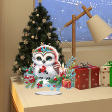 Load image into Gallery viewer, Christmas Table Top Diamond Painting Ornament Kits for Home Office Desktop Decor
