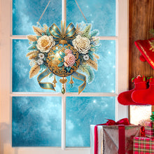 Load image into Gallery viewer, Acrylic Special Shape Christmas Ball DIY Diamond Art Pendant Kit for Wall Window
