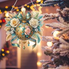 Load image into Gallery viewer, Acrylic Special Shape Christmas Ball DIY Diamond Art Pendant Kit for Wall Window
