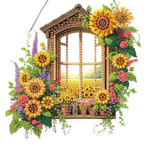 Load image into Gallery viewer, Acrylic Special Shape Christmas Ball DIY Diamond Art Pendant Kit for Wall Window
