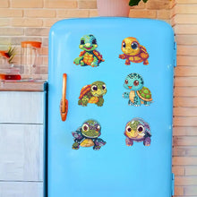 Load image into Gallery viewer, 6Pcs Acrylic Animals Diamond Painting Refrigerator Magnet for Fridge Whiteboards
