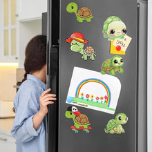 Load image into Gallery viewer, 6Pcs Acrylic Animals Diamond Painting Refrigerator Magnet for Fridge Whiteboards
