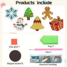 Load image into Gallery viewer, 6Pcs Acrylic Animals Diamond Painting Refrigerator Magnet for Fridge Whiteboards
