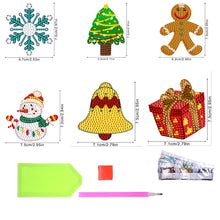 Load image into Gallery viewer, 6Pcs Acrylic Animals Diamond Painting Refrigerator Magnet for Fridge Whiteboards
