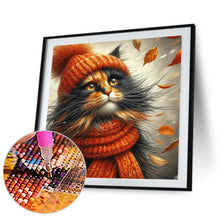 Load image into Gallery viewer, Diamond Painting - Full Round - Cat in the Hat (40*40CM)
