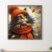 Load image into Gallery viewer, Diamond Painting - Full Round - Cat in the Hat (40*40CM)
