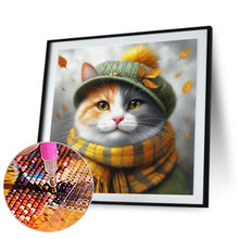 Load image into Gallery viewer, Diamond Painting - Full Round - Cat in the Hat (40*40CM)
