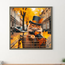 Load image into Gallery viewer, Diamond Painting - Full Round - Cat in the Hat (40*40CM)
