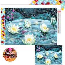 Load image into Gallery viewer, Diamond Painting - Full Square - Lotus in the lake (70*50CM)
