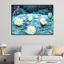 Load image into Gallery viewer, Diamond Painting - Full Square - Lotus in the lake (70*50CM)
