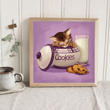 Load image into Gallery viewer, Diamond Painting - Full Round - Cat in a jar (30*30CM)
