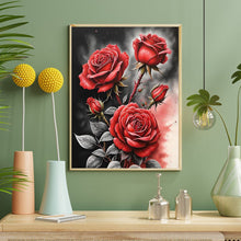 Load image into Gallery viewer, Diamond Painting - Full Round - Red roses (40*50CM)
