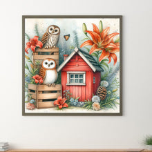 Load image into Gallery viewer, Diamond Painting - Full Round - Garden Owl (40*40CM)
