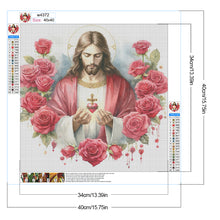 Load image into Gallery viewer, Diamond Painting - Full Round - Love red roses (40*40CM)
