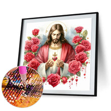 Load image into Gallery viewer, Diamond Painting - Full Round - Love red roses (40*40CM)
