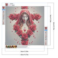 Load image into Gallery viewer, Diamond Painting - Full Round - Faith cross (40*40CM)
