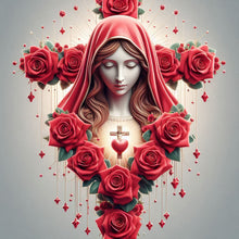 Load image into Gallery viewer, Diamond Painting - Full Round - Faith cross (40*40CM)
