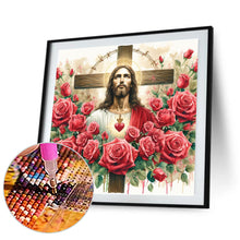 Load image into Gallery viewer, Diamond Painting - Full Round - Cross Jesus (40*40CM)
