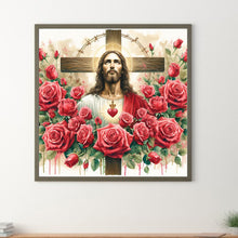 Load image into Gallery viewer, Diamond Painting - Full Round - Cross Jesus (40*40CM)

