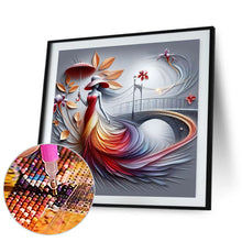 Load image into Gallery viewer, Diamond Painting - Full Round - Girl holding an umbrella on the bridge (40*40CM)

