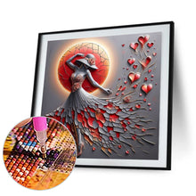 Load image into Gallery viewer, Diamond Painting - Full Round - Vintage girl (40*40CM)

