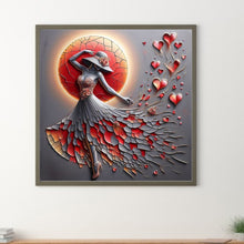 Load image into Gallery viewer, Diamond Painting - Full Round - Vintage girl (40*40CM)
