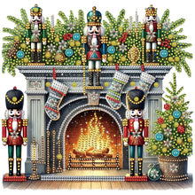 Load image into Gallery viewer, Diamond Painting - Partial Special Shaped - Nutcracker (30*30CM)
