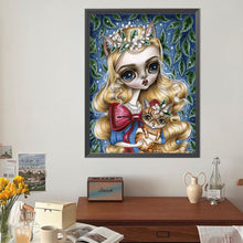 Load image into Gallery viewer, Diamond Painting - Full Round - Fox blonde girl (40*50CM)
