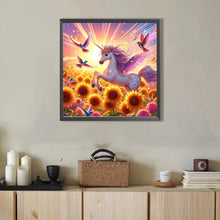 Load image into Gallery viewer, AB Diamond Painting - Full Round - Hummingbird and unicorn (40*40CM)
