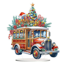 Load image into Gallery viewer, Acrylic Special Shape Christmas Cat Desktop Diamond Art Kits Bedroom Table Decor

