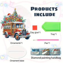 Load image into Gallery viewer, Acrylic Special Shape Christmas Cat Desktop Diamond Art Kits Bedroom Table Decor
