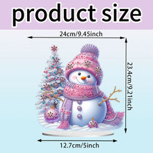 Load image into Gallery viewer, Acrylic Special Shape Christmas Cat Desktop Diamond Art Kits Bedroom Table Decor
