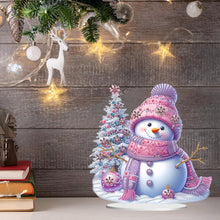 Load image into Gallery viewer, Acrylic Special Shape Christmas Cat Desktop Diamond Art Kits Bedroom Table Decor

