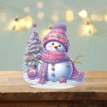 Load image into Gallery viewer, Acrylic Special Shape Christmas Cat Desktop Diamond Art Kits Bedroom Table Decor
