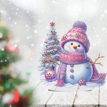 Load image into Gallery viewer, Acrylic Special Shape Christmas Cat Desktop Diamond Art Kits Bedroom Table Decor
