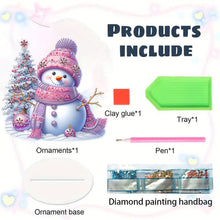 Load image into Gallery viewer, Acrylic Special Shape Christmas Cat Desktop Diamond Art Kits Bedroom Table Decor
