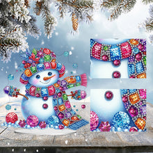 Load image into Gallery viewer, Acrylic Special Shape Christmas Cat Desktop Diamond Art Kits Bedroom Table Decor
