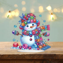 Load image into Gallery viewer, Acrylic Special Shape Christmas Cat Desktop Diamond Art Kits Bedroom Table Decor
