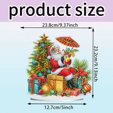 Load image into Gallery viewer, Acrylic Special Shape Christmas Cat Desktop Diamond Art Kits Bedroom Table Decor
