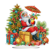 Load image into Gallery viewer, Acrylic Special Shape Christmas Cat Desktop Diamond Art Kits Bedroom Table Decor
