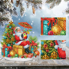 Load image into Gallery viewer, Acrylic Special Shape Christmas Cat Desktop Diamond Art Kits Bedroom Table Decor
