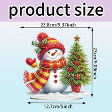 Load image into Gallery viewer, Acrylic Special Shape Christmas Cat Desktop Diamond Art Kits Bedroom Table Decor
