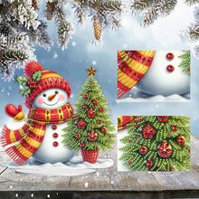 Load image into Gallery viewer, Acrylic Special Shape Christmas Cat Desktop Diamond Art Kits Bedroom Table Decor
