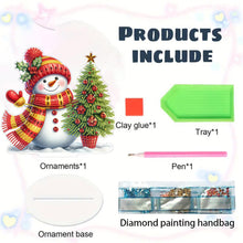 Load image into Gallery viewer, Acrylic Special Shape Christmas Cat Desktop Diamond Art Kits Bedroom Table Decor
