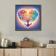 Load image into Gallery viewer, AB Diamond Painting - Full Round - Butterfly love tree (40*40CM)
