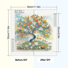 Load image into Gallery viewer, Diamond Painting - Partial Special Shaped - Quilling tree of life (30*30CM)
