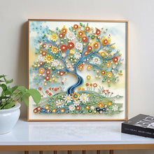 Load image into Gallery viewer, Diamond Painting - Partial Special Shaped - Quilling tree of life (30*30CM)

